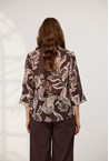 LILLIAN BLOUSE - choc mix